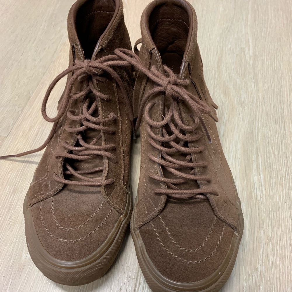 Vans high top moccasin sneakers